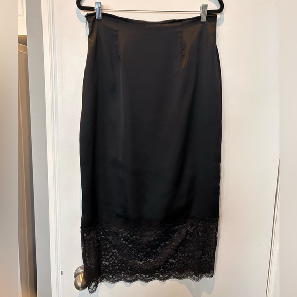 House of Harlow 1960 Black Lace Midi Skirt M, NWOT - Picture 6 of 6